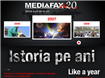 Campanie aniversară "MEDIAFAX - 20 de ani": cititorii, invitaţi să premieze anul care le-a plăcut