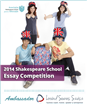 200 de cuvinte pentru două săptămâni în Marea Britanie. A început Shakespeare School Essay Competition!